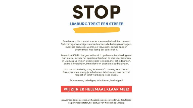 Limburgse bestuurders trekken aan de bel: ‘Tot hier en niet verder’