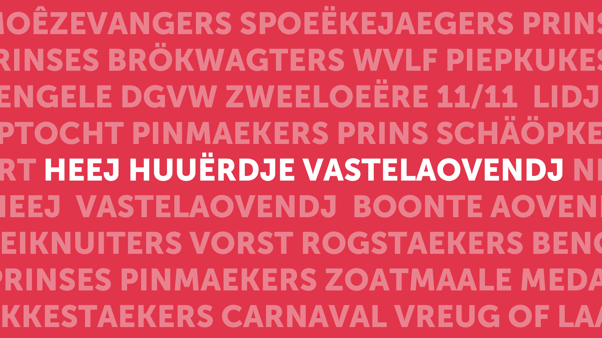 Vrijdag begin je de vastelaovendj goed met 99 uur de beste muziek en Sjolefestasie